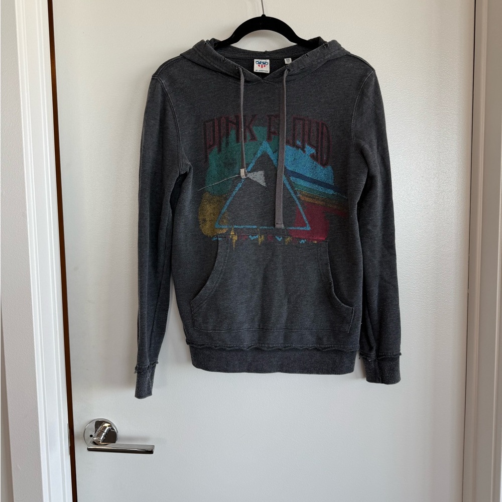 Junk Food Clothing Pink Floyd Graphic Hoodie - Charcoal